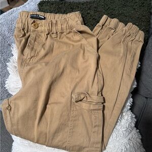 Women’s Jogger Cargo Tan Pants Stretch